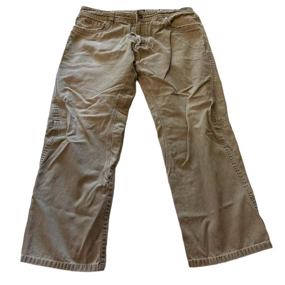 Kuhl Hiking Pants Size 36x30 Olive Green Cotton Outdoor Utility